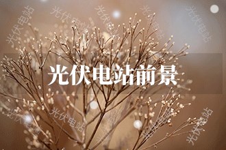 2024年光伏电站发展前景趋势预测(图1)