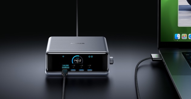 250W行业顶配+AI智控安克桌面充电站Pro成极客用户首选(图1)