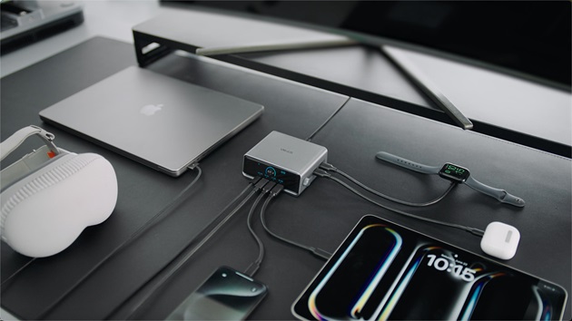 250W行业顶配+AI智控安克桌面充电站Pro成极客用户首选(图2)