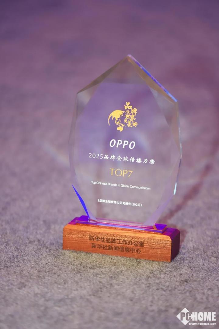 出海标杆OPPO入选2025品牌全球传播力榜前十(图1)