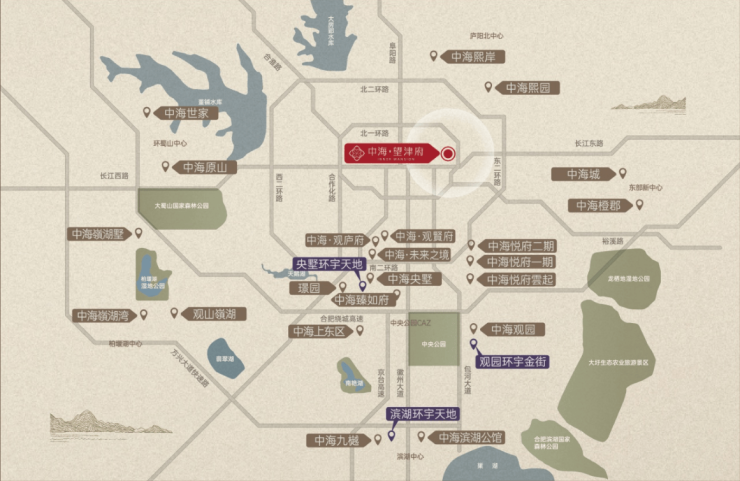 中海望津府-合肥新盘必买楼盘发布：售楼处电线小时电线最新房价楼盘评测(图4)